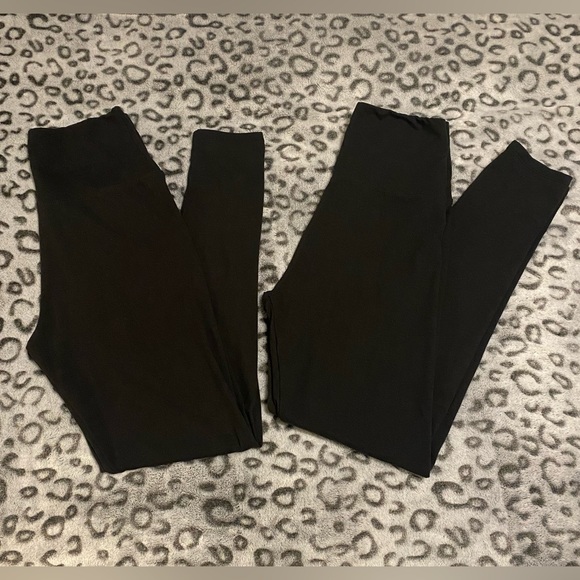 2 pack Syrinx High Waisted Tummy Control Soft Leggings - Picture 2 of 3